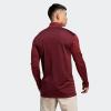 adidas Mens Terrex Multi Half-Zip Long Sleeve T-Shirt(Shadow Red)