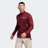 adidas Mens Terrex Multi Half-Zip Long Sleeve T-Shirt(Shadow Red)