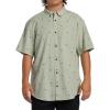 Billabong Men’s All Day Jacquard Short Sleeve Woven(Seafoam)