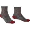 Bridgedale Men’s Lightweight Ankle Height-Merino Endurance Socks(Brown/Dark Red)