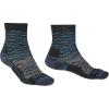 Bridgedale Men’s Lightweight Ankle Height-Merino Endurance Socks(Dark Grey/Blue)