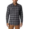 Columbia Men’s Flare Gun Stretch Flannel(City Grey Twill Buffalo Check)