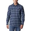 Columbia Men’s Flare Gun Stretch Flannel(Collegiate Navy Shadow Plaid)