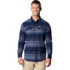 Columbia Men’s Flare Gun Stretch Flannel(Collegiate Navy Vista Stripe)