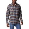 Columbia Men’s Flare Gun Stretch Flannel(Cordovan Shadow Plaid)