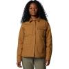 Columbia womens Longhorn Ridge™ Reversible Shirt Jacket(Camel Brown)