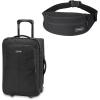 Dakine CARRY ON ROLLER BAG 42L(Black + Hip Pack)