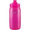 Elite Fly Tex Cycling Water Bottle 550ml – Clear Smoke – Ultra-Lightweight, BPA-Free, Easy-Squeeze Sports Bottle for Road, MTB & Gravel(Clear Pink Fluo  550ml)