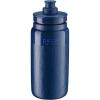 Elite Fly Tex Cycling Water Bottle 550ml – Clear Smoke – Ultra-Lightweight, BPA-Free, Easy-Squeeze Sports Bottle for Road, MTB & Gravel(Dark Blue  550ml)