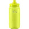 Elite Fly Tex Cycling Water Bottle 550ml – Clear Smoke – Ultra-Lightweight, BPA-Free, Easy-Squeeze Sports Bottle for Road, MTB & Gravel(Yellow Fluo  550ml)