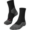 FALKE Men’s RU3 Comfort Running Socks, Thick Cushion, Anatomic, 1 Pair(Black (Black-mix 3010))