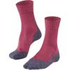 FALKE Women’s TK5 Wander Hiking Socks, 1 Pair(Red (Mixed Berry 8215))