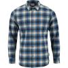 Flylow Men’s Royal Shirt – Button-Up Long-Sleeve Shirt for Mountain Biking & Casual Wear(Laguna/Mist Plaid)