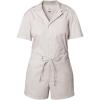 Flylow Women’s Around Town Romper Short-Sleeve Button-Up Jumpsuit for Beachwear and Casual Use(Chai)