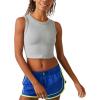 Free People Women’s Free Throw Muscle Tank(Heather Grey)