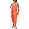 Free People womens Hot Shot One-pieceJumpsuit(Mandarin Red)