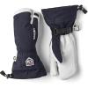 Hestra Army Leather Heli Ski Glove, 3-Finger Snow Glove for Skiing & Snowboarding for Men & Women(Navy)