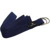 Hugger Mugger D-Ring Cotton Yoga Strap – Super Strong Cotton, Metal D-Ring Buckle, Multiple Lengths Available(Navy)