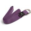 Hugger Mugger D-Ring Cotton Yoga Strap – Super Strong Cotton, Metal D-Ring Buckle, Multiple Lengths Available(Purple)