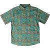 KAVU River Wrangler Short Sleeve Print Button Down Shirt(Wax N Wander)