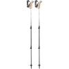 LEKI Jannu Aluminum Adjustable Lightweight Walking Poles for Trekking & Hiking(White-Green-Silver)
