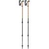 LEKI Sherpa Aluminum Adjustable Lightweight Ski Poles for Backcountry Skiing & Snowboarding(Dark Anthracite-Copper-Neonyellow)