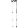 LEKI Traveller Alu Aluminum Adjustable Lightweight Trekking Poles for Hiking & Nordic Walking(Anthracite-Gray-Red)
