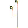 LEKI Ultratrail FX.One Superlite Trekking Poles – Carbon Foldable Ultralight Poles for Hiking & Trail Running(Red-Yellow-Carbon)