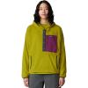 Mountain Hardwear Women’s Microchill Snap Neck Pullover(Python Green)
