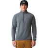 Mountain Hardwear mens Microchill 1/4 Zip Pullover(Volcanic Heather)