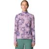Mountain Hardwear womens Crater Lake 1/2 Zip(Wisteria Spore Dye Print)
