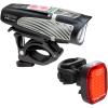 NiteRider Lumina Pro 1000 + Vmax+ 150 Bike Light Set USB-C Rechargeable Bicycle Headlight LED Front and Rear Combo IP64 Water Resistant Mountain Road City Commuting Cycling Safety Flash
