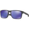 Oakley Men’s Oo9384 Holbrook Mix Rectangular Sunglasses(Steel/Violet Iridium)