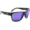 Optic Nerve womens Kingfish(Matte Black Frame With Brown/Blue Mirror Lens)