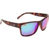 Optic Nerve womens Kingfish(Shiny Dark Demi Frame With Smoke/Green Mirror Lens)