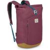Osprey Arcane Roll Top Commuter Backpack, Black(Allium Red/Brindle Brown)