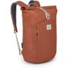 Osprey Arcane Roll Top Commuter Backpack, Black(Porcelain Orange Heather)