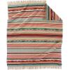 PENDLETON Quill Basket Chimayo Fringed Throw Coral One Size