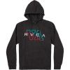RVCA Men’s Big Label Hoodie(Hampton/Black)