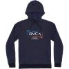RVCA Men’s Big Label Hoodie(Moody Blue (Return))