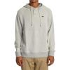 RVCA Men’s Big Label Hoodie(Port Pullover 3 | Silver Bleach)