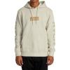 RVCA Men’s Big Label Hoodie(Silver Bleach)