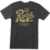 RVCA Men’s Premium Red Stitch Short Sleeve Graphic Tee Shirt(Black (Tactix))