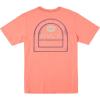 RVCA Men’s Premium Red Stitch Short Sleeve Graphic Tee Shirt(Vintage Salmon (Tract))