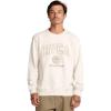 RVCA Mens Relaxed Fit Fleece Crewneck(Crest | Ceramic)