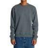 RVCA Mens Relaxed Fit Fleece Crewneck(Dayshift Crew | Balsam Green)
