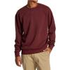 RVCA Mens Relaxed Fit Fleece Crewneck(Ptc Crew | Red Earth)