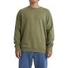 RVCA Mens Relaxed Fit Fleece Crewneck(Vacancy Crew/Surplus)