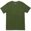 RVCA Mens Short Sleeve Crew Neck Pocket T-Shirt(College Green)