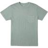 RVCA Mens Short Sleeve Crew Neck Pocket T-Shirt(Green Haze)